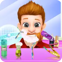 Barber Mustache Shaving Salon