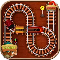 Rail Track Maze: Train Puzzler
