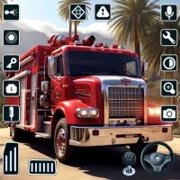 Fire Truck Rescue Truck Games