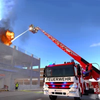 US Firefighter Fire Truck Game