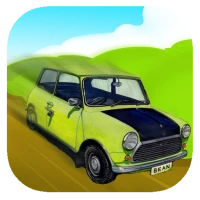 mr  bean driver racing car