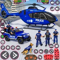 US Police Car Transport Truck