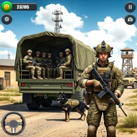 US Army Military Truck Driving