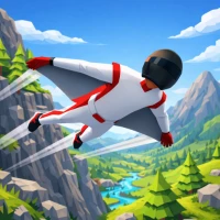 Wingsuit Flying Boy