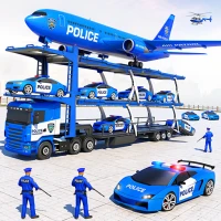 US Police Transport Truck