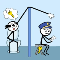 Stickman Escape Thief Puzzle